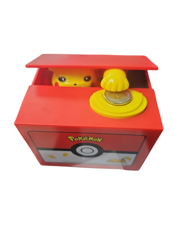 Alcancía Pikachu – Tragamonedas Automática con Sonido