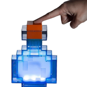 Lámpara Poción Minecraft – Recargable con 4 Colores de Luz